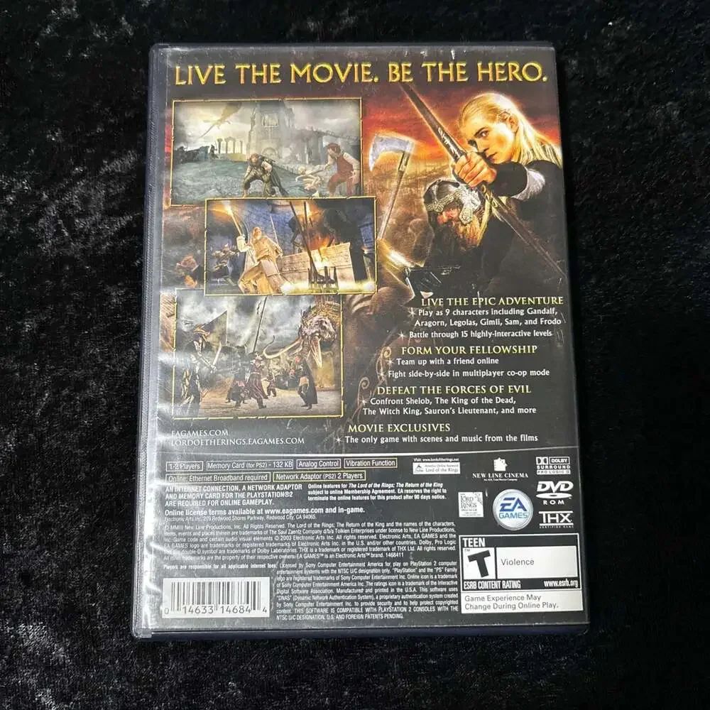 Playstation 2 - The Lord of the Rings Return of King.